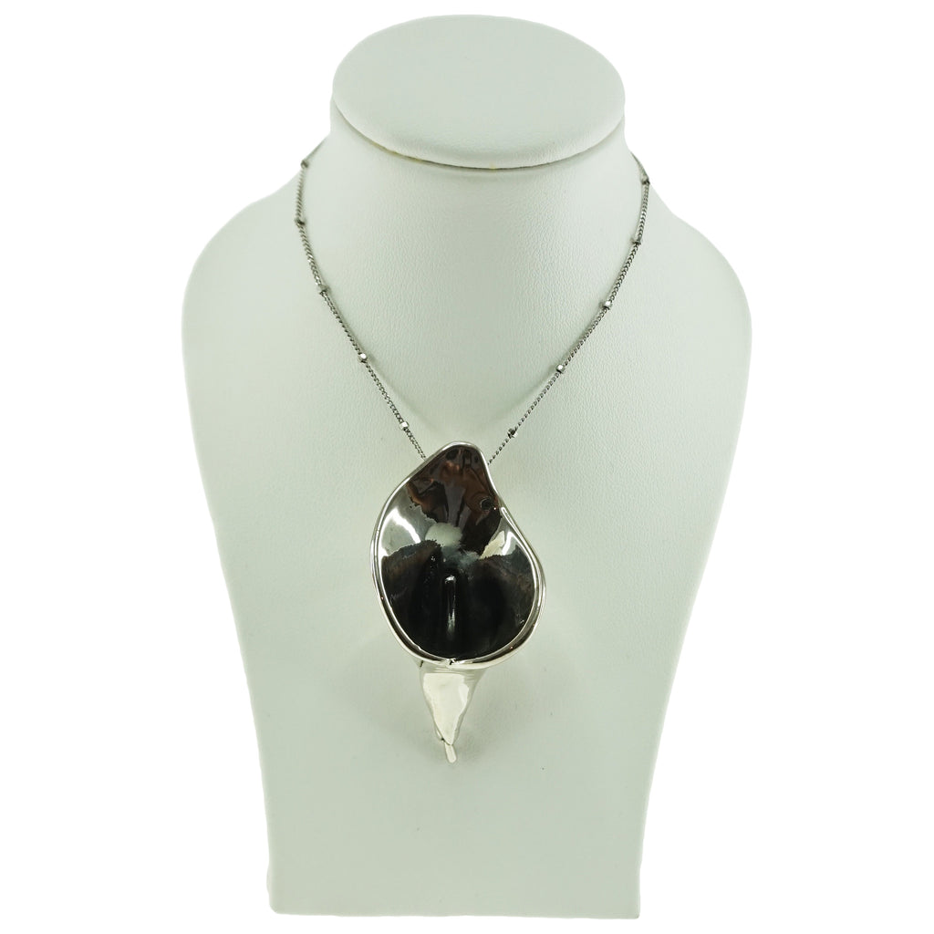 Calla Lily Necklace Sterling Silvia
